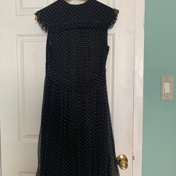Jill Stuart, Polka Dot Silk Chiffon Dress - Picture 3 of 7